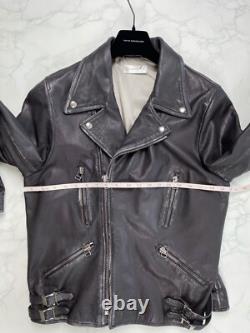 80% OFF? SALE Faith Connexion 70'S Biker Leather Jacket Sz. L