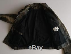 ACNE STUDIOS Mens NIKLAS Brown Leather Jacket Size 48 US Medium $1600