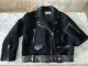 ACNE STUDIOS Moto Jacket Black Shearling Sz 40