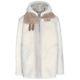 ACNE VELOCITE Reversed Shearling Leather JACKET Coat Beige SIZE 32