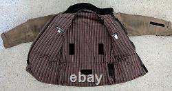 AEROSTITCH FALSTAFF Jacket waxed cotton jacket 42 Large +1 sleeve EXCELLENT