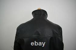 AERO LEATHER Black Front Quarter Horsehide Highwayman Jacket Size 42/52 40/50