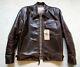 AERO PREMIER HIGHWAYMAN Horsehide Leather Jacket Size 42 Brown Freewheelers
