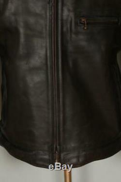 AERO Scotland HORSEHIDE'Highwayman' Leather Motorcycle Sports Jacket 44