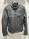 AGV Sport Leather Motorcycle Jacket Mens Size L Black Riding Jacket Padded