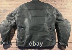 AGV Sport Leather Motorcycle Riding Jacket Size 46