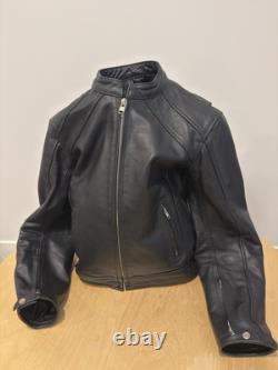 AGV Sport Mens Size Large Classic Style Leather Motorcycle Riding Racing Jacket