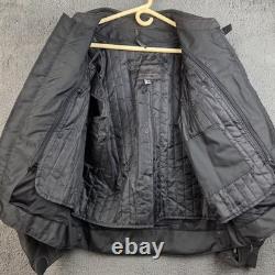 AGV Sport Motorcycles Leather Jacket Men's 46 Biker Black Riding Armor