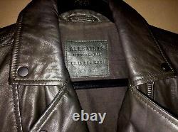 ALL SAINTS Huxley Biker Leather Jacket Size 6