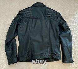 ALL SAINTS Kushiro Leather Biker Jacket Size L