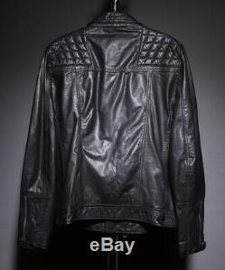 ALL SAINTS Kushiro Leather Jacket Black Size M MEDIUM conroy cargo callerton