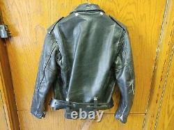 AMF Harley Davidson Cycle Queen leather womans motorcycle jacket Sz 38