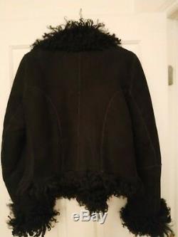 ANN DEMEULEMEESTER shearling jacket