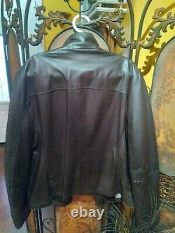 ARMANI Collezioni Leather Jacket. Size 42