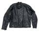 AUGUSTUS Couros Mens Heavy Weight Motor Cycle Jacket Black Lined Shoulder Pads