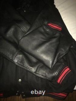 AVIREX ROAD DOGZ Leather BRED Jacket 5xl