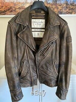Abercrombie and Fitch Vintage Rollins Leather Jacket