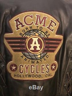 Acme Clothing Co. Warners Brother- Looney Tunes Leather Jacket- Large Preowned