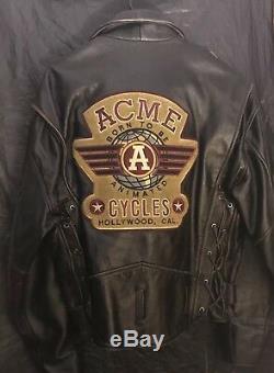 Acme Clothing Co. Warners Brother- Looney Tunes Leather Jacket- Large Preowned