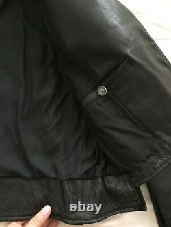 Acne Black Cropped Biker Leather Jacket Moto Jacket Women