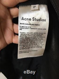 Acne Studio Mape Shearling Leather Jacket