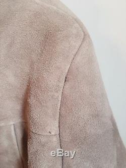 Acne Studio Shearling Jacket in Stone Size Small