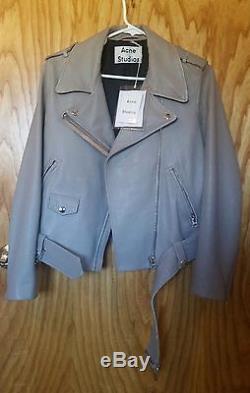 Acne Studios Mape Leather Jacket Size 36