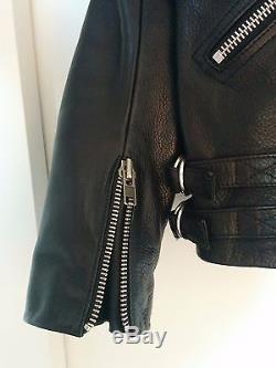 Acne Studios'Oliver' Leather Jacket Men's Size 52