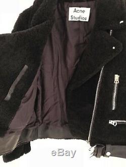 Acne Studios Shearling jacket, Merlyn Shear, Size 36, Black