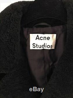 Acne Studios Shearling jacket, Merlyn Shear, Size 36, Black