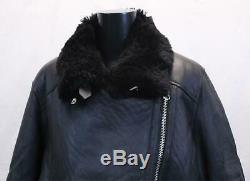 Acne Studios Women's Velocite Leather Jacket HD3 Black Size 38 (US8) $2700