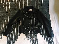 Acne Studios Womens Leather Jacket Mock Black (size 38/M)
