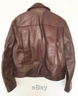 Acne Studios leather jacket, Style Lotta, Brown, European size 36