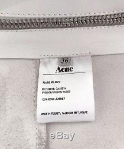 Acne Studios leather jacket, White, Size 36