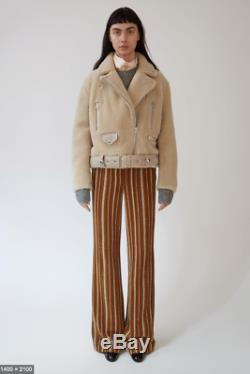 Acne Studios shearling jacket, Merlyn Shear, Size 36, Beige