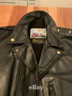 Aero D-Pocket- Elvis FQHH-CXL, size 46-48 Black Horsehide Leather Jacket