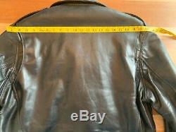 Aero D-Pocket- Elvis FQHH-CXL, size 46-48 Black Horsehide Leather Jacket