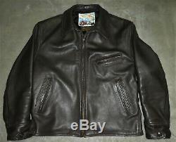 Aero Half Belt Horsehide Leather Jacket