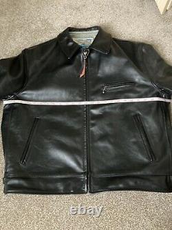 Aero Horsehide Highwayman Leather Jacket 44 Regular