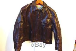 Aero Leather 1950s Halfbelt HB Jacket size 40 in Horsehide-Lost Worlds, Mccoys