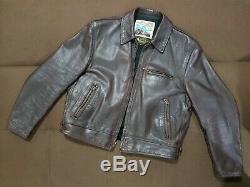 Aero Leather 40 Zip Sleeve Jacket Highwayman Cordovan Front Qtr. Horsehide FQHH