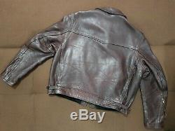 Aero Leather 40 Zip Sleeve Jacket Highwayman Cordovan Front Qtr. Horsehide FQHH