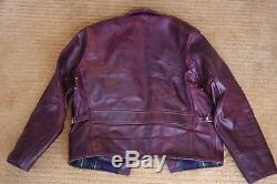 Aero Leather Bootlegger Size 40 Cordovan Horsehide jacket
