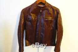 Aero Leather Cafe Racer Jacket size 44 in Horsehide-Eastman, Lost Worlds, Mccoys