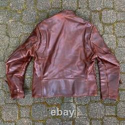 Aero Leather Cafe Racer size 44 Brown CXL Horsehide