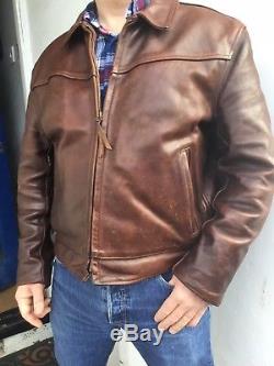 Aero Leather Horsehide Jacket Size 44