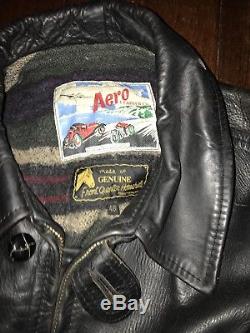 Aero Leather Jacket 46 Front Quarter Horsehide, FINAL REDUDUCTION