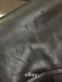 Aero Leather Teamster Halfbelt Jacket Horween Horsehide