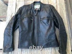 Aero Leather horsehide Jacket Size 44- Freewheelers. Cafe racer