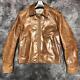 Aero leather Steer Hide Highwayman Leather jacket Brown Size 38 Used from Japan